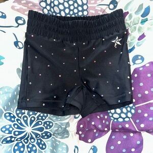 Rebels Black Starry Kids Shorts